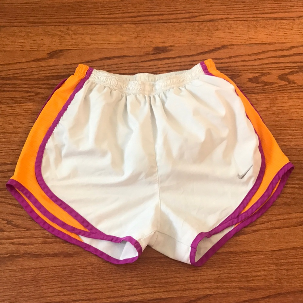Nike running shorts (white)